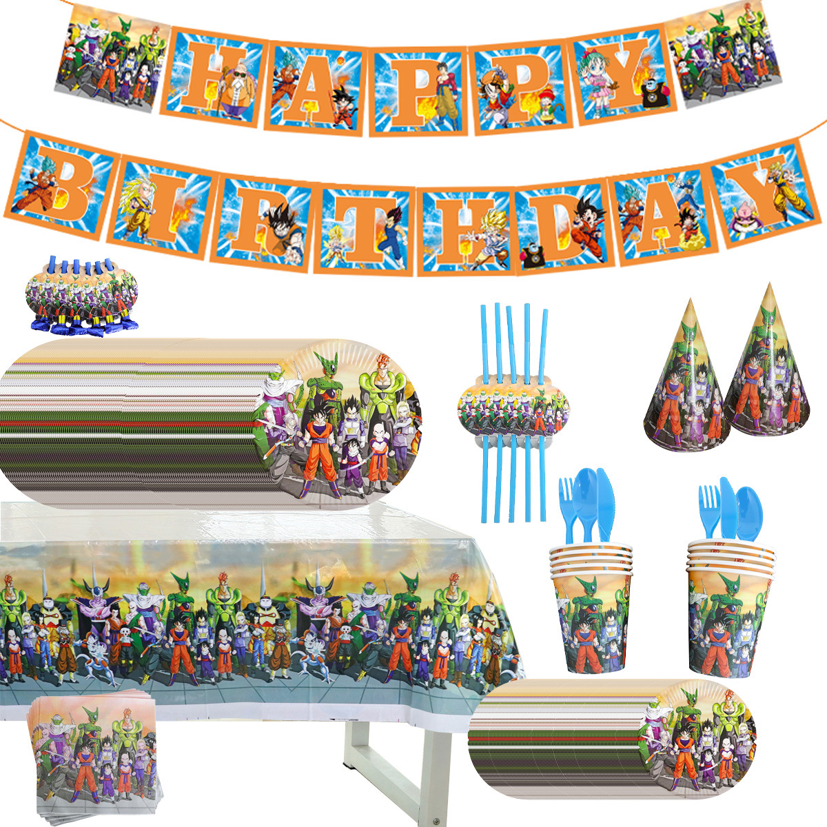 Banner Kids Toys - Cartoon WUKONG Balloons Dragon Happy Birthday