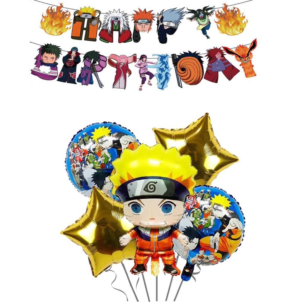 Banner Kids Toys - Naruto Kakashi Balloons Uchiha Sasuke Ballons