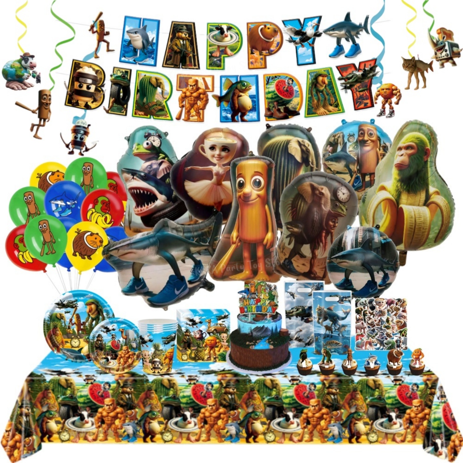 Banner Kids Toys - Italian Brainrot Tung Tung Sahur Tralalo