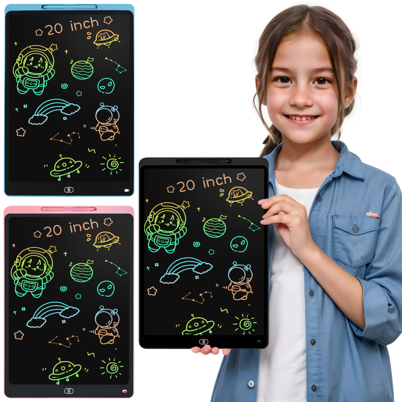 Kids Toys Under $20 - 16/20 Inch Writing Board Drawing Tablet