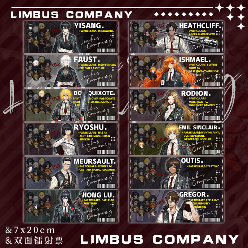 Kids Toys Company - Action Figures Anime Limbus Company Faust