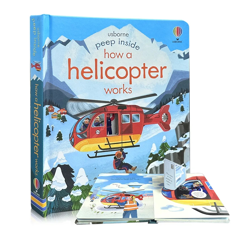 Kids Toys Now - Children Flip Book How a Helicopter