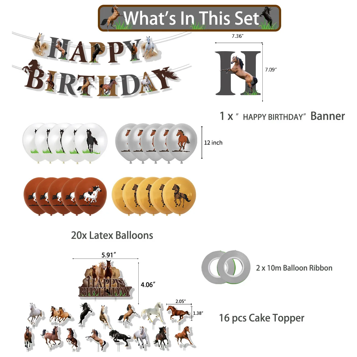 Horse Racing Birthday Party De - Banner Kids Toys บทวิจารณ์และราคา