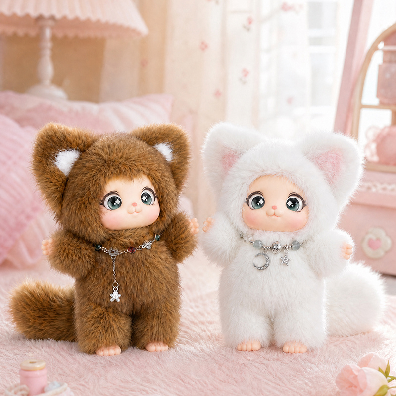 Kawaii Fox Plush Toy Fox Vinyl - Kids Y Toys บทวิจารณ์และราคา