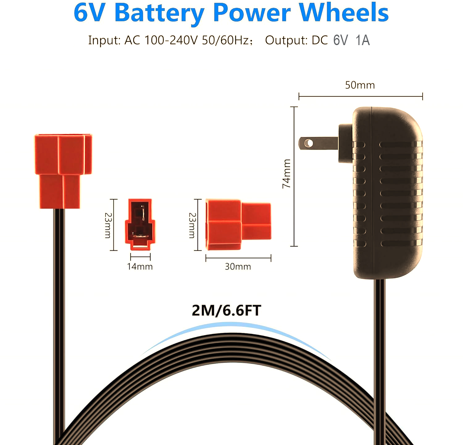 6V Battery Charger for Ride on - Kids Toys Quad บทวิจารณ์และราคา