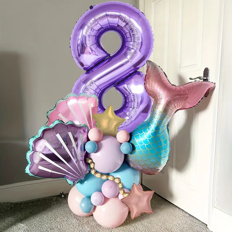 24pcs 1-9th Birthday Mermaid S - Water Balloon Set บทวิจารณ์และราคา