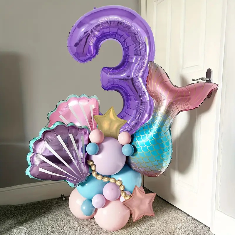 24pcs 1-9th Birthday Mermaid S - Water Balloon Set บทวิจารณ์และราคา