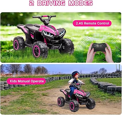 Kids Electric Quad Bike 12V, E - Kids Toys Quad บทวิจารณ์และราคา
