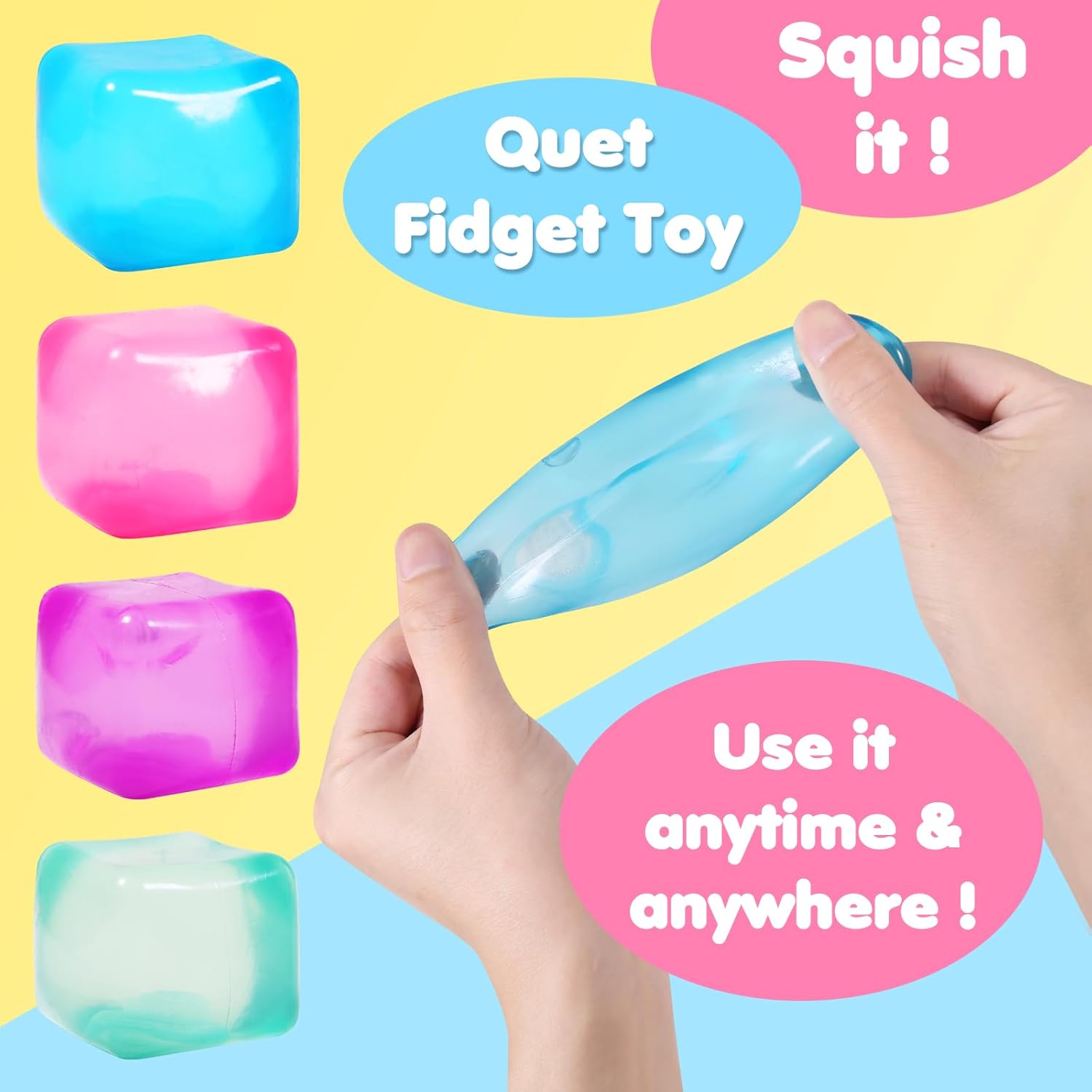 Stress Cube Squishy Stress Bal - Kids' Toys บทวิจารณ์และราคา