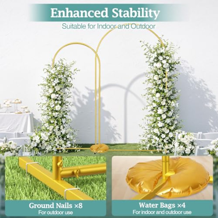 Metal Arch Backdrop Stand with - Water Balloon Set บทวิจารณ์และราคา