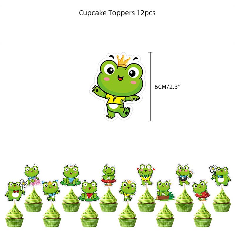 Green Frog Birthday Party Deco - Banner Kids Toys บทวิจารณ์และราคา