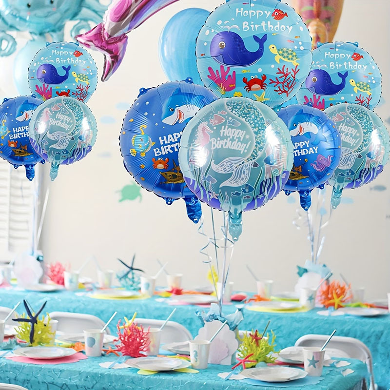 6pcs Ocean Theme Party Balloon - Water Balloon Set บทวิจารณ์และราคา