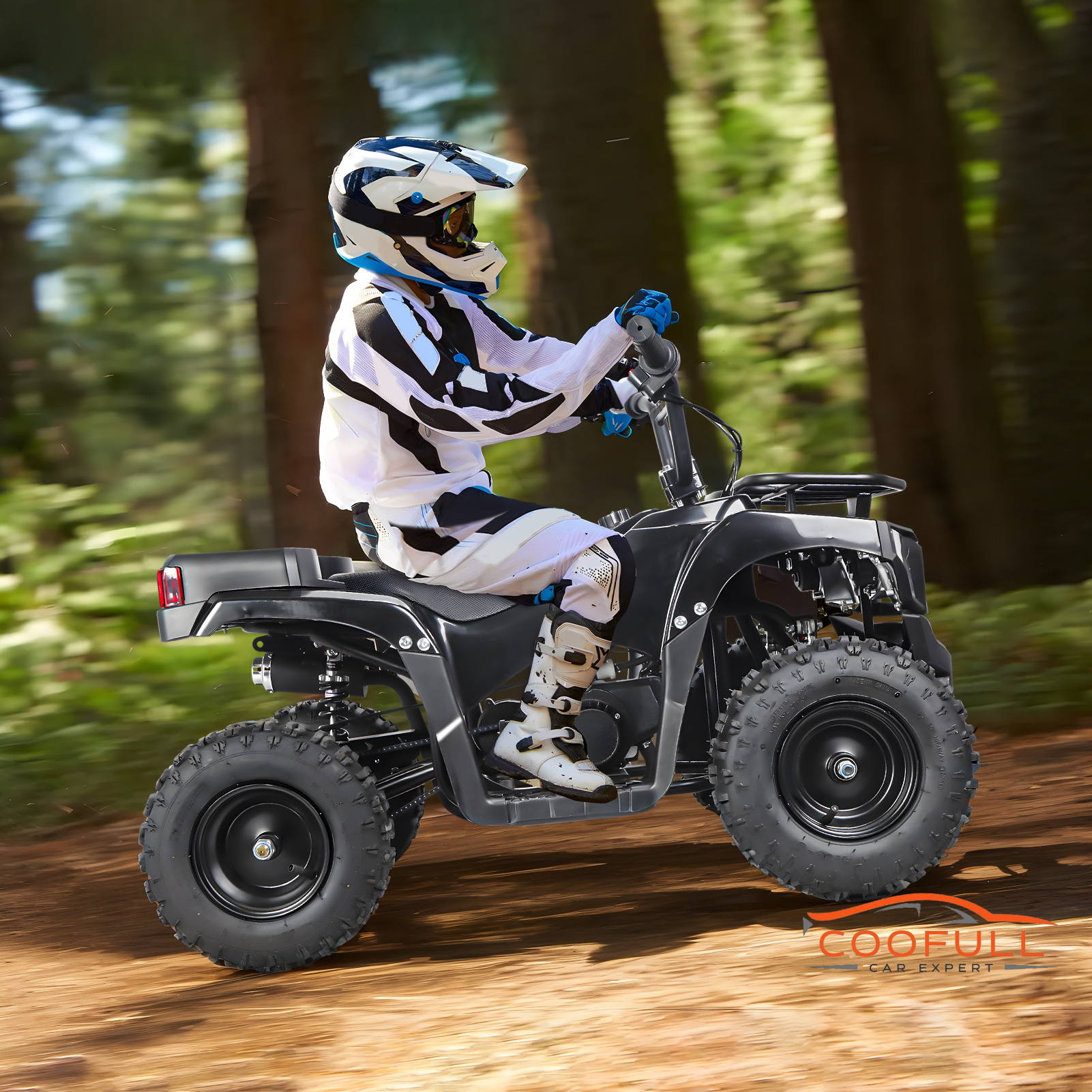 Kids Gas Powered ATV 4-Wheeler - Kids Toys Quad บทวิจารณ์และราคา