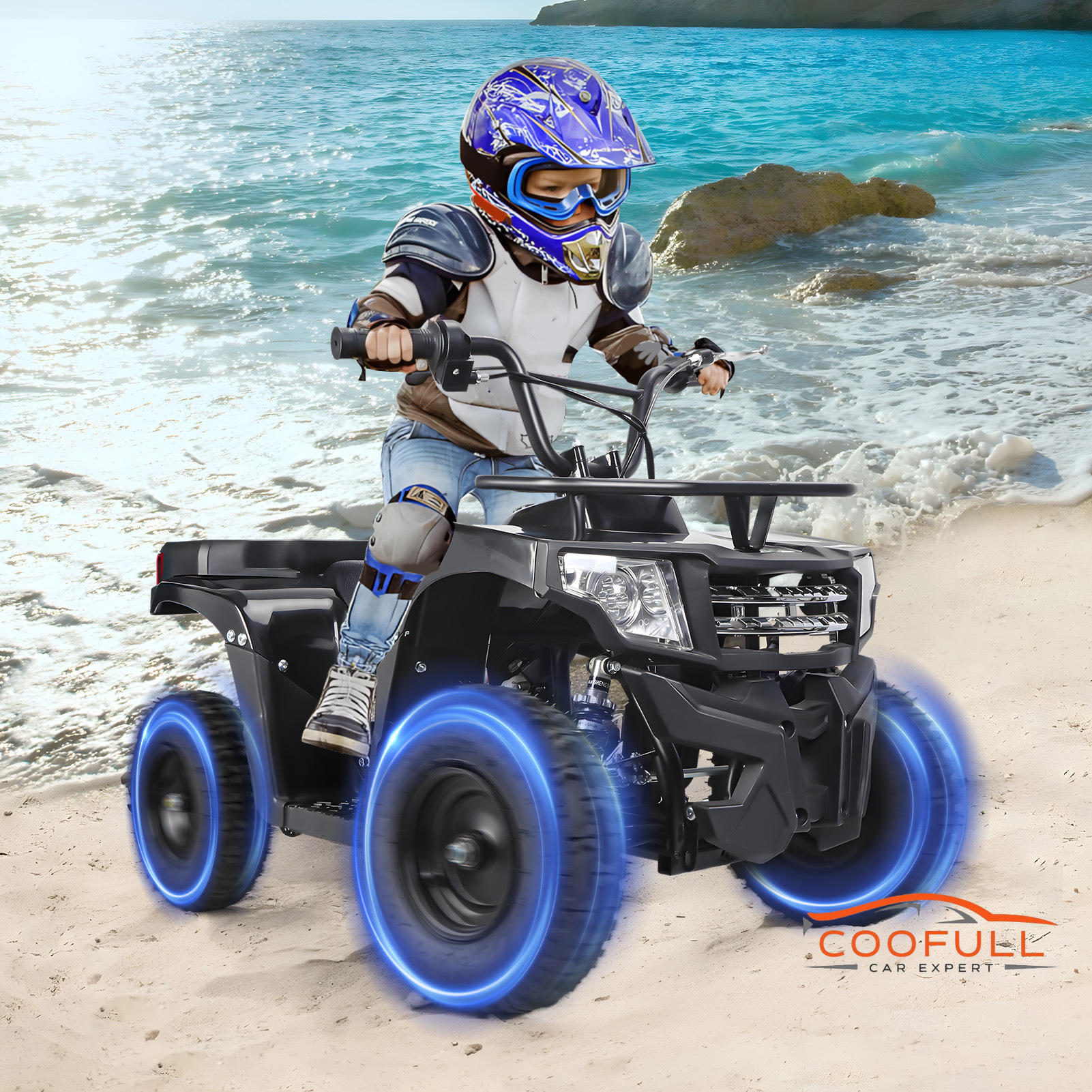 Kids Gas Powered ATV 4-Wheeler - Kids Toys Quad บทวิจารณ์และราคา