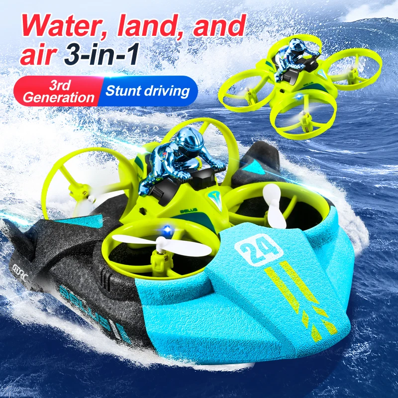 3-in-1 Land Air Sea RC Aircraf - Kids Toys Quad บทวิจารณ์และราคา