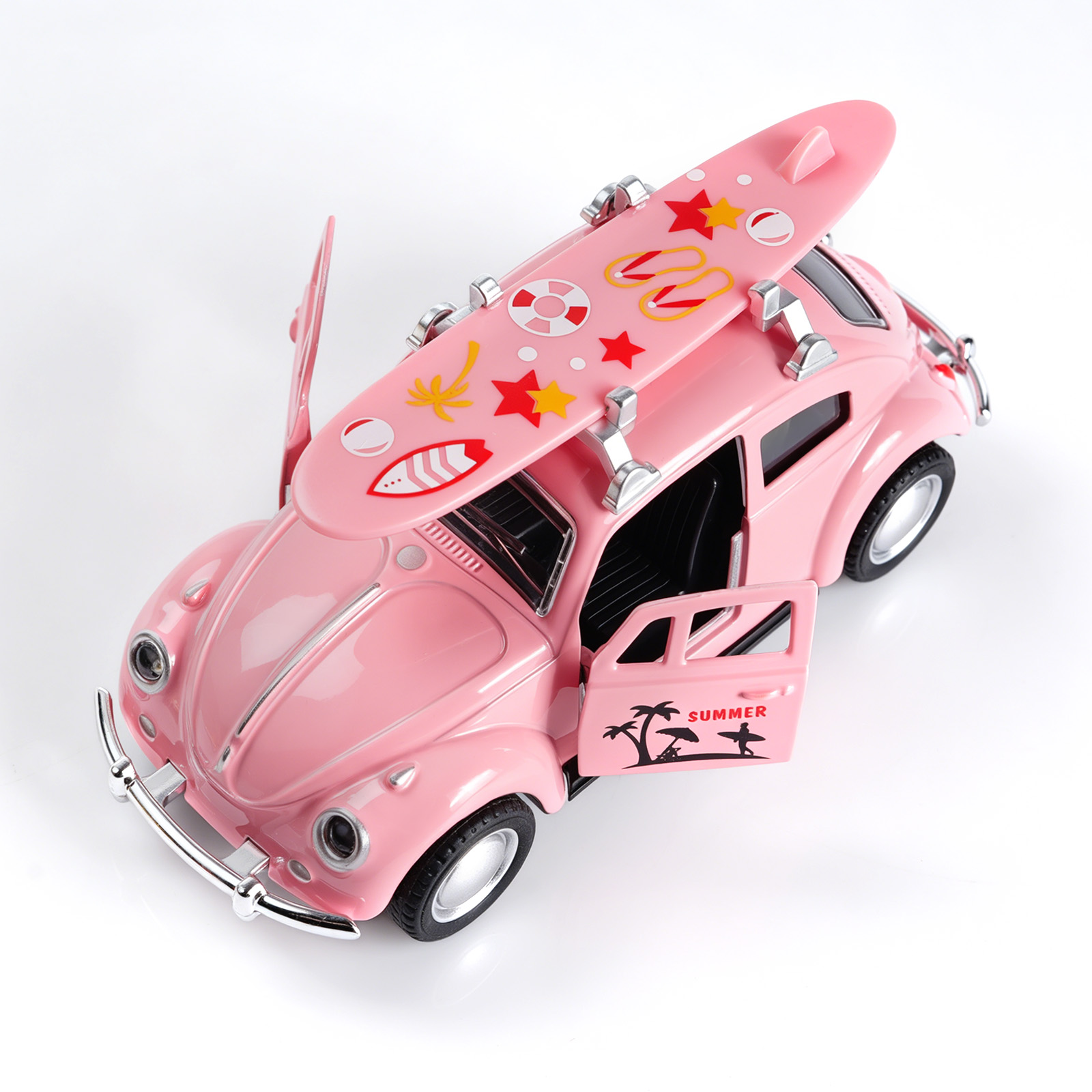 1:36 Pink Volkswagen Beetle Di - Kids Y Toys บทวิจารณ์และราคา