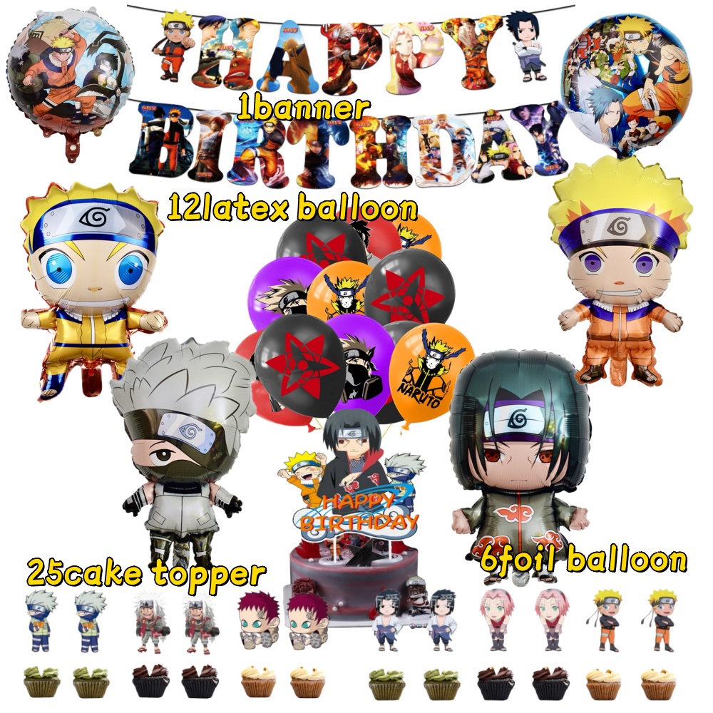 Narutoed Foil Balloons 12inch  - Banner Kids Toys บทวิจารณ์และราคา