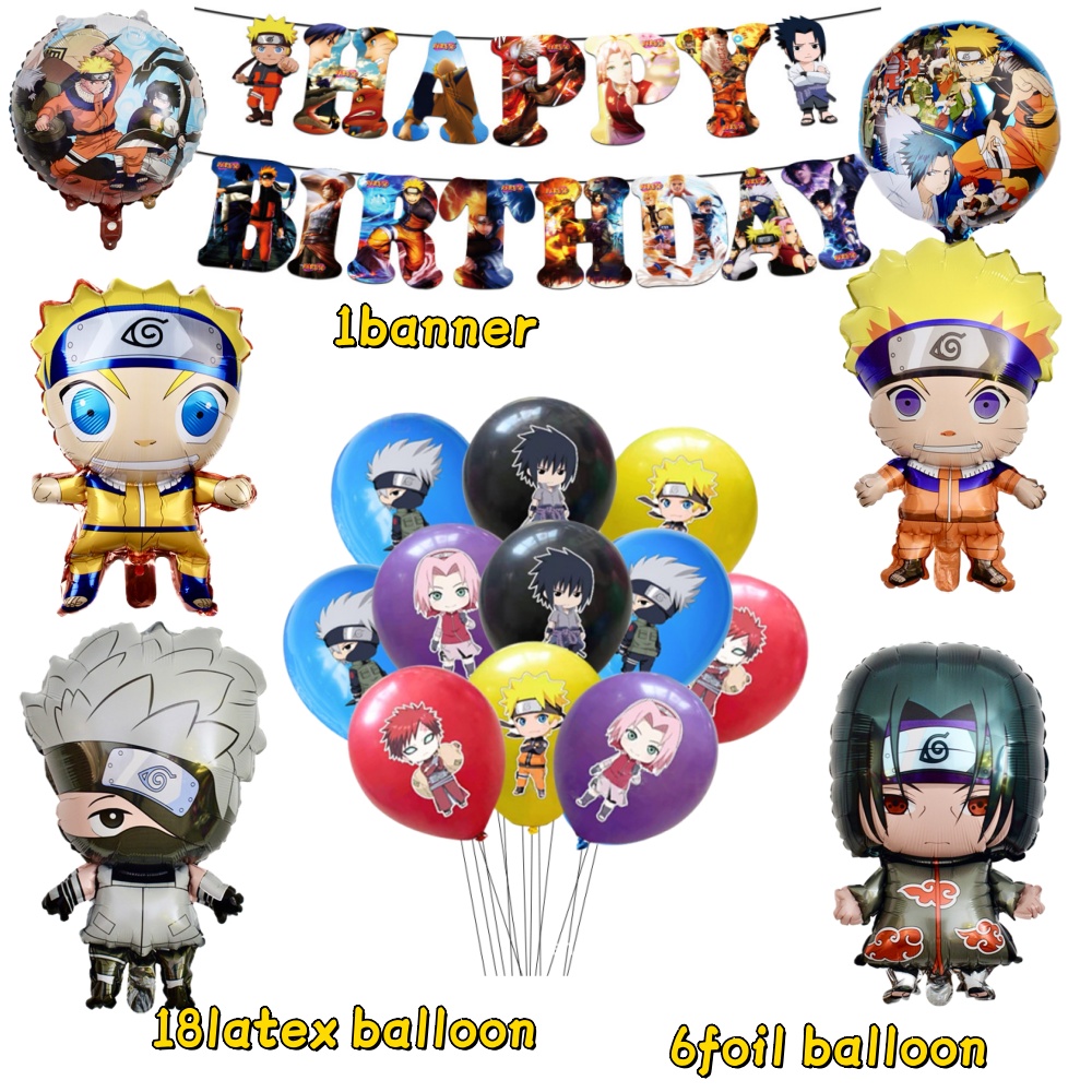 Narutoed Foil Balloons 12inch  - Banner Kids Toys บทวิจารณ์และราคา