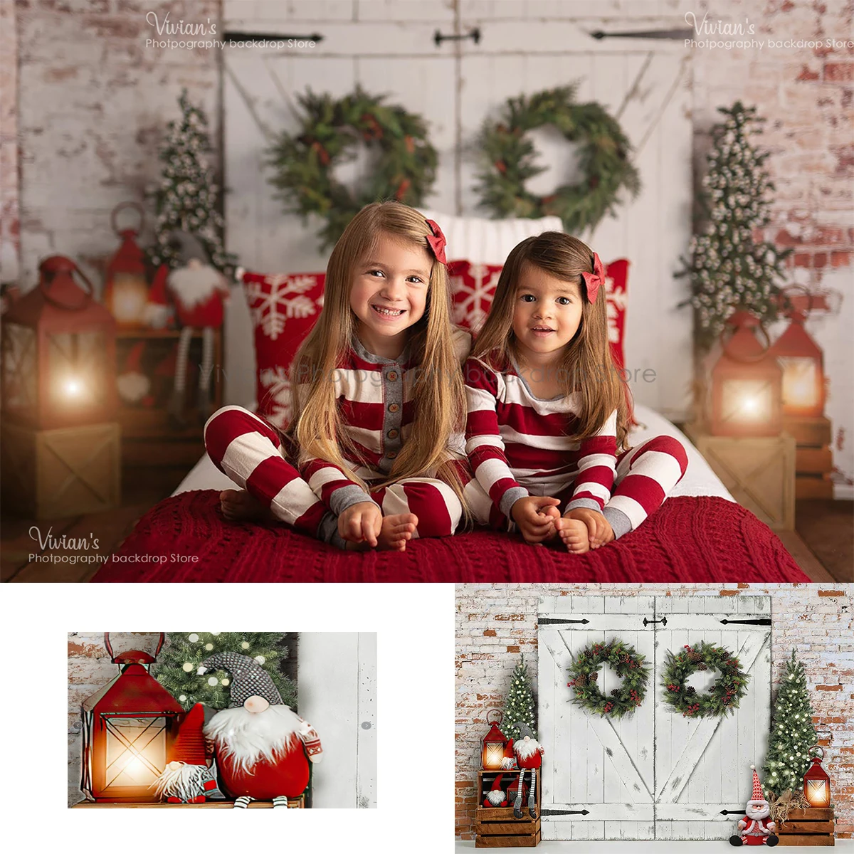 Christmas White Wood Door Back - Banner Kids Toys บทวิจารณ์และราคา