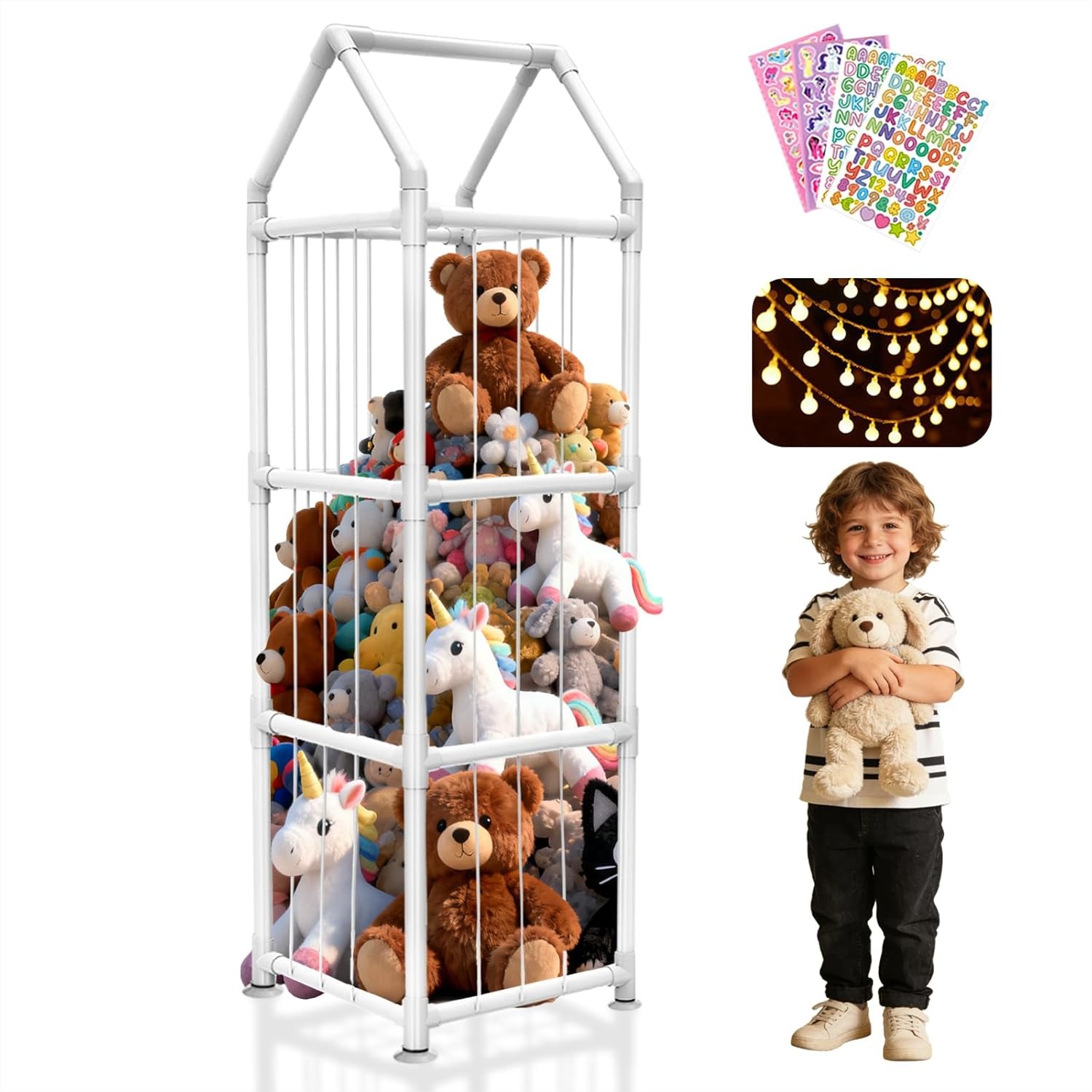 Stuffed Animal Storage with Su - Kids' Toys บทวิจารณ์และราคา