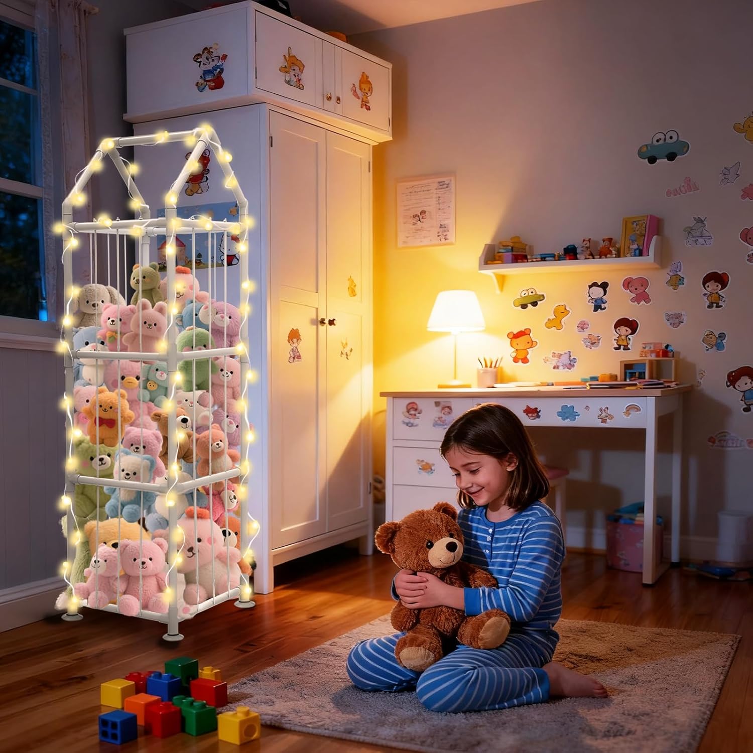 Stuffed Animal Storage with Su - Kids' Toys บทวิจารณ์และราคา