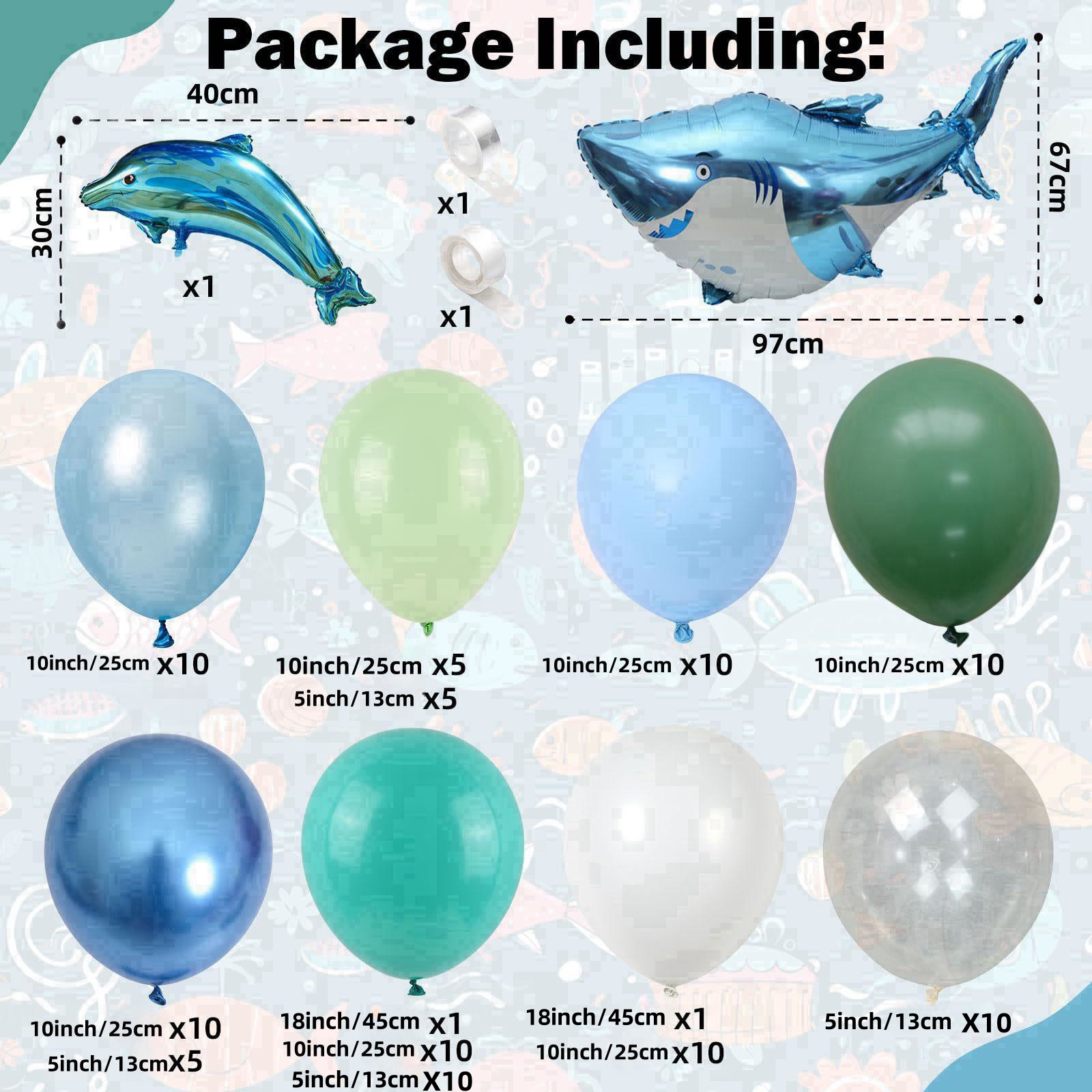 101Pcs A set of Ocean themed s - Water Balloon Set บทวิจารณ์และราคา