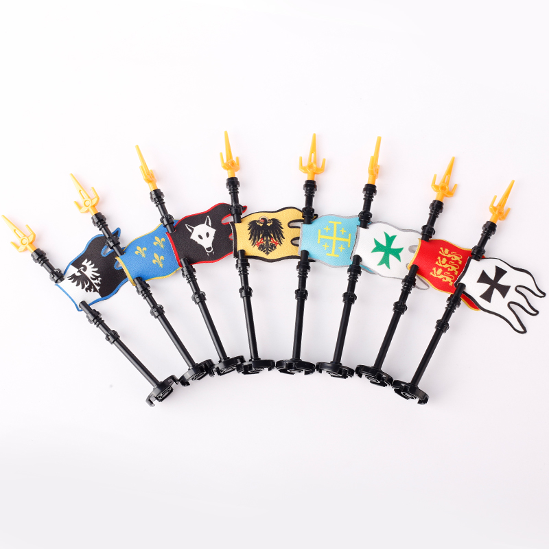 MOC Castle Flag Building Block - Banner Kids Toys บทวิจารณ์และราคา