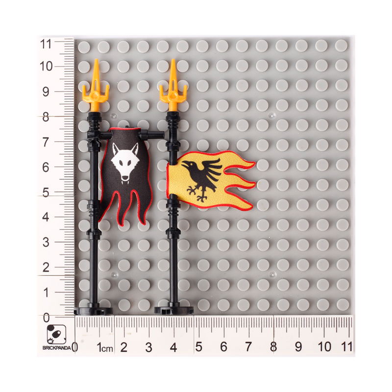 MOC Castle Flag Building Block - Banner Kids Toys บทวิจารณ์และราคา