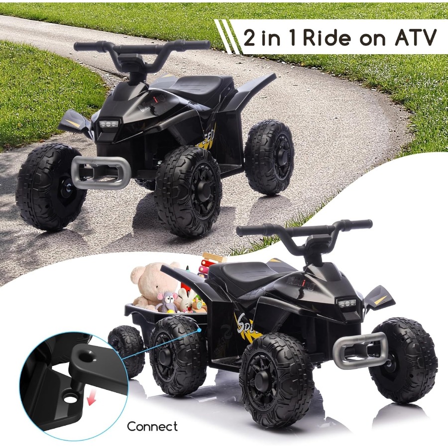 Kids Ride On Toys,6V Kids ATV  - Kids Toys Quad บทวิจารณ์และราคา