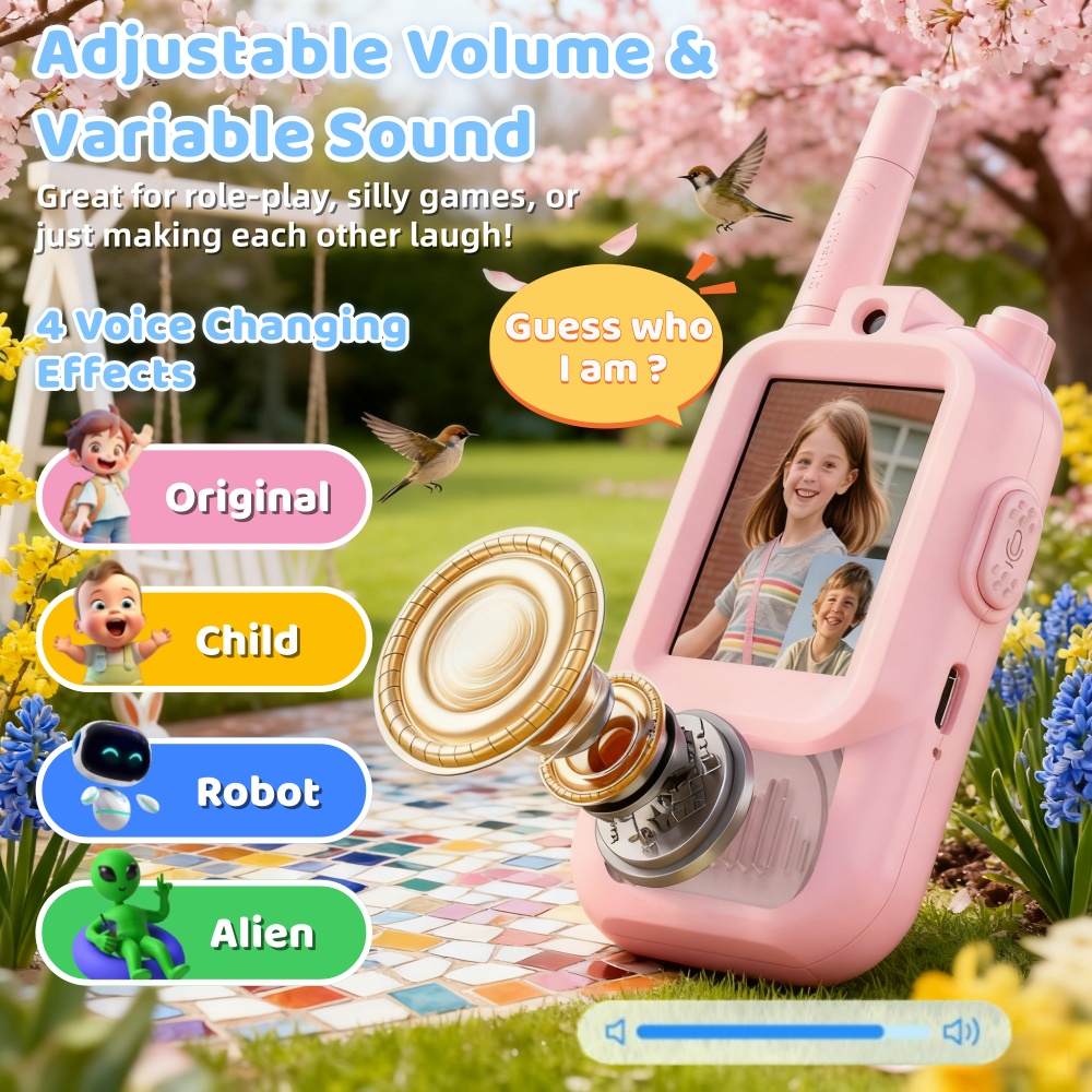 2PCS Video Walkie Talkie For K - Kid Toys Ads บทวิจารณ์และราคา