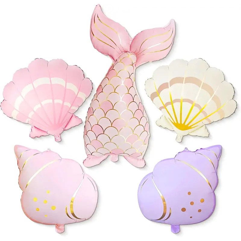 5PCS Mermaid Birthday Decor Se - Water Balloon Set บทวิจารณ์และราคา