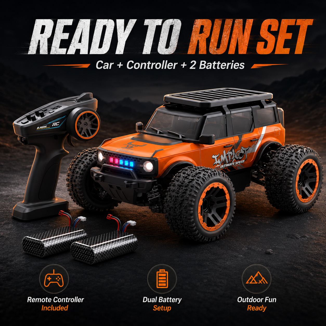 ZNLYRION RC Toy Monster Truck  - Kids Toys Under $20 บทวิจารณ์และราคา
