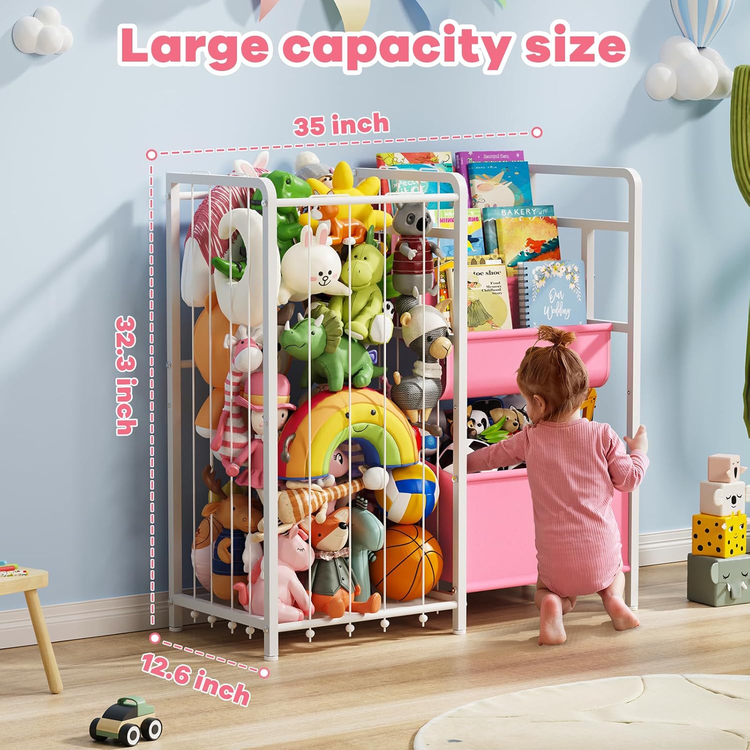 3-Tier Kids Bookshelf and Toy  - Kids' Toys บทวิจารณ์และราคา
