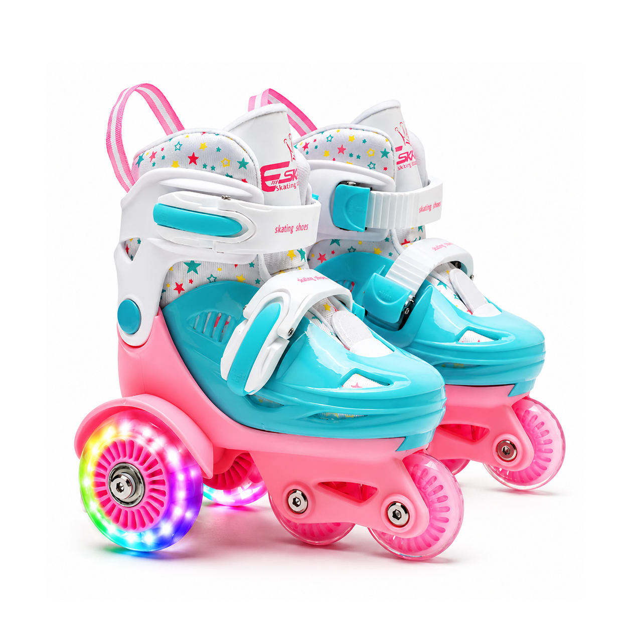 Kids Roller Skates Adjustable  - Kids Toys Quad บทวิจารณ์และราคา