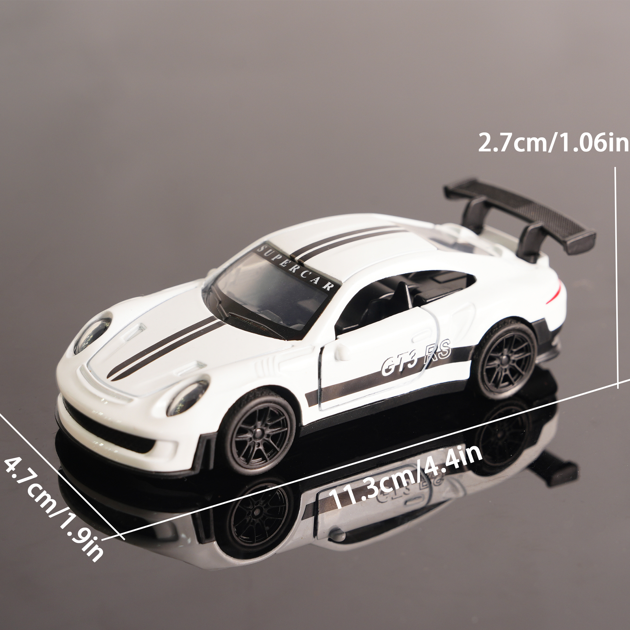 1:32 White Gt3 Rs Alloy Race C - Kids Y Toys บทวิจารณ์และราคา