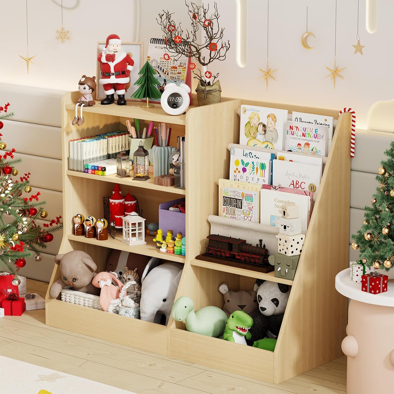 Large Kids Bookshelf and Toy S - Kids' Toys บทวิจารณ์และราคา