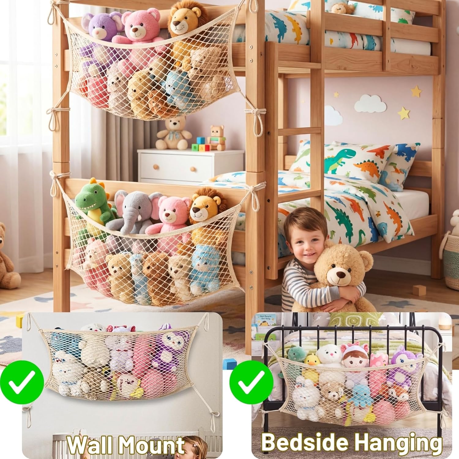 Stuffed Animal Storage Net for - Kids' Toys บทวิจารณ์และราคา
