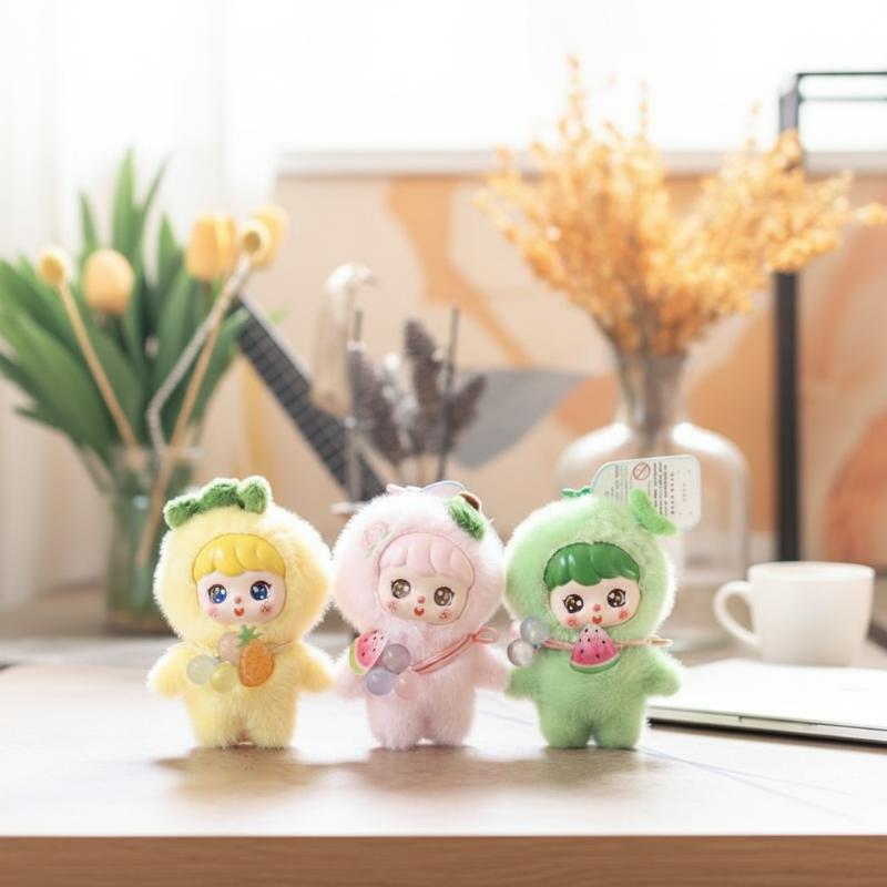 Cute Fruit Plush Doll Keychain - Kids Y Toys บทวิจารณ์และราคา