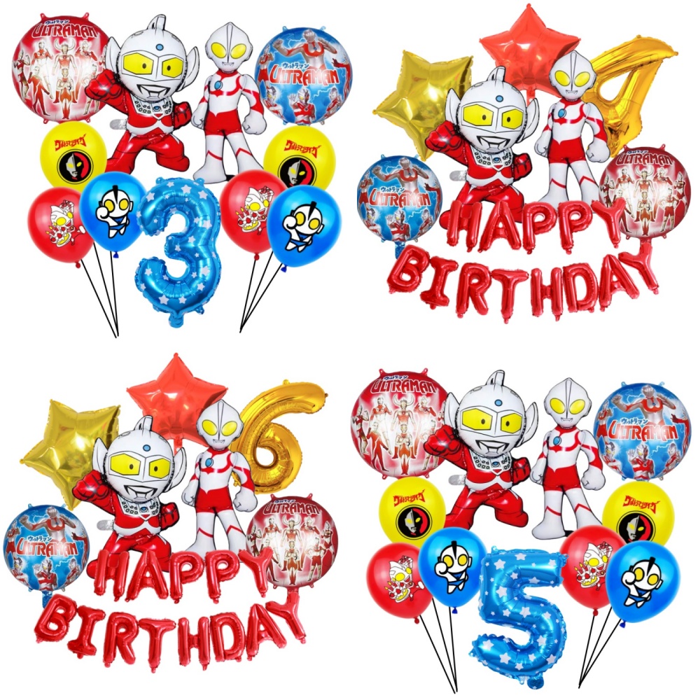 Ultraman Themed Birthday Party - Banner Kids Toys บทวิจารณ์และราคา