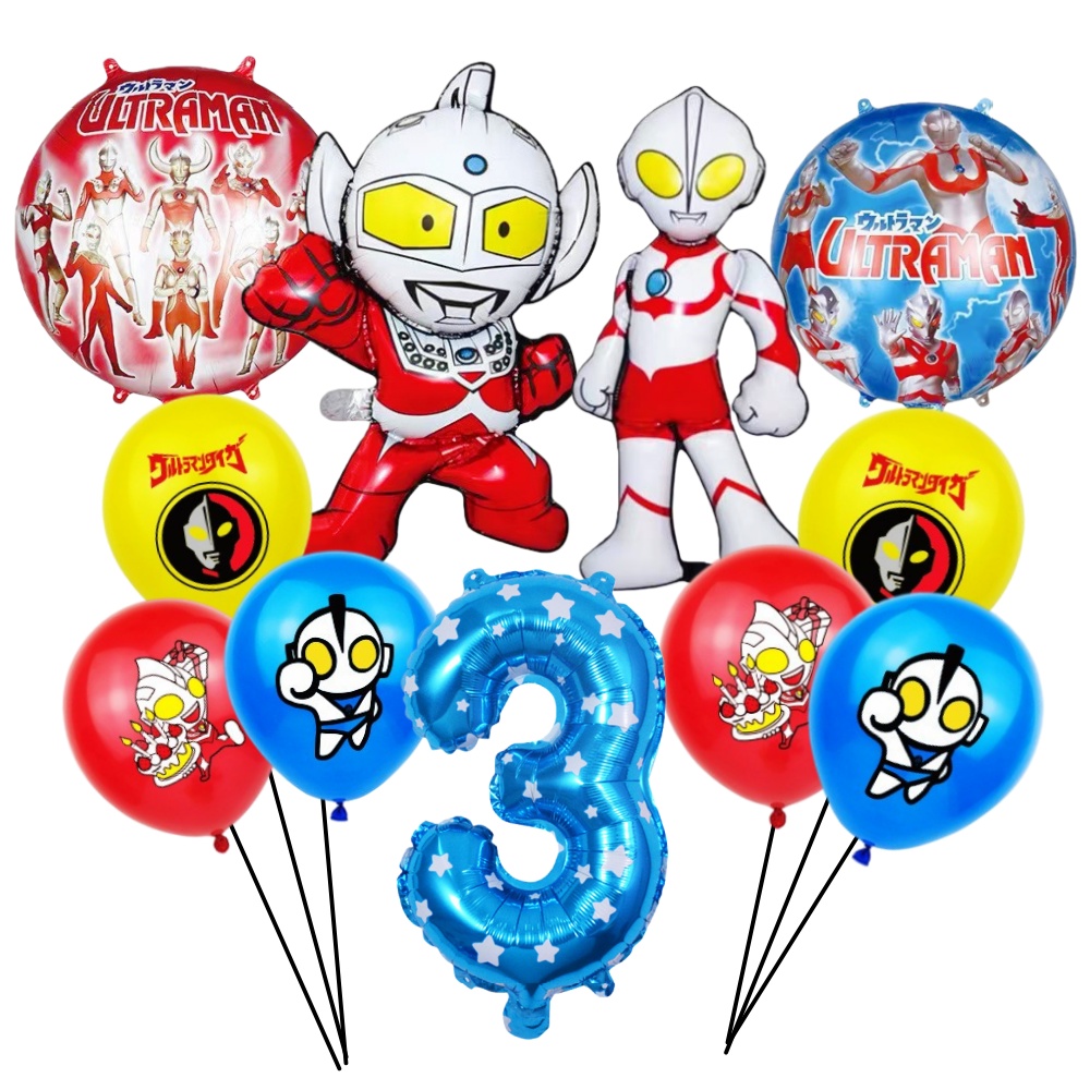 Ultraman Themed Birthday Party - Banner Kids Toys บทวิจารณ์และราคา