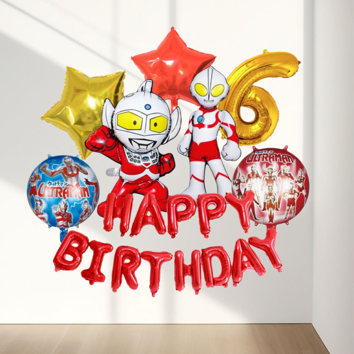 Ultraman Themed Birthday Party - Banner Kids Toys บทวิจารณ์และราคา