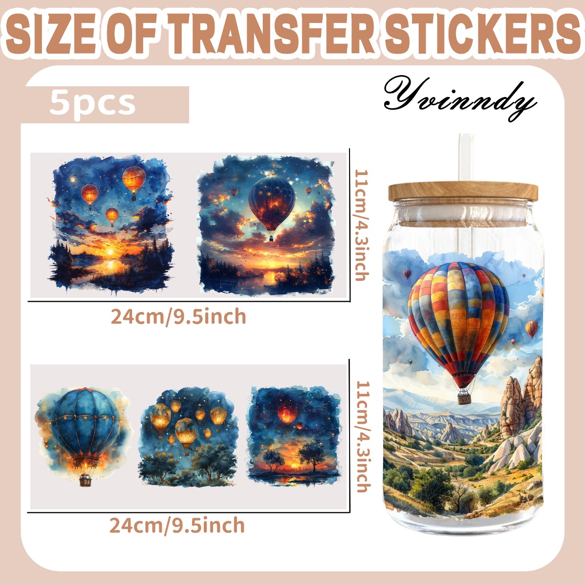 5PCS/Set Of 16OZ UV DTF DIY Tr - Water Balloon Set บทวิจารณ์และราคา