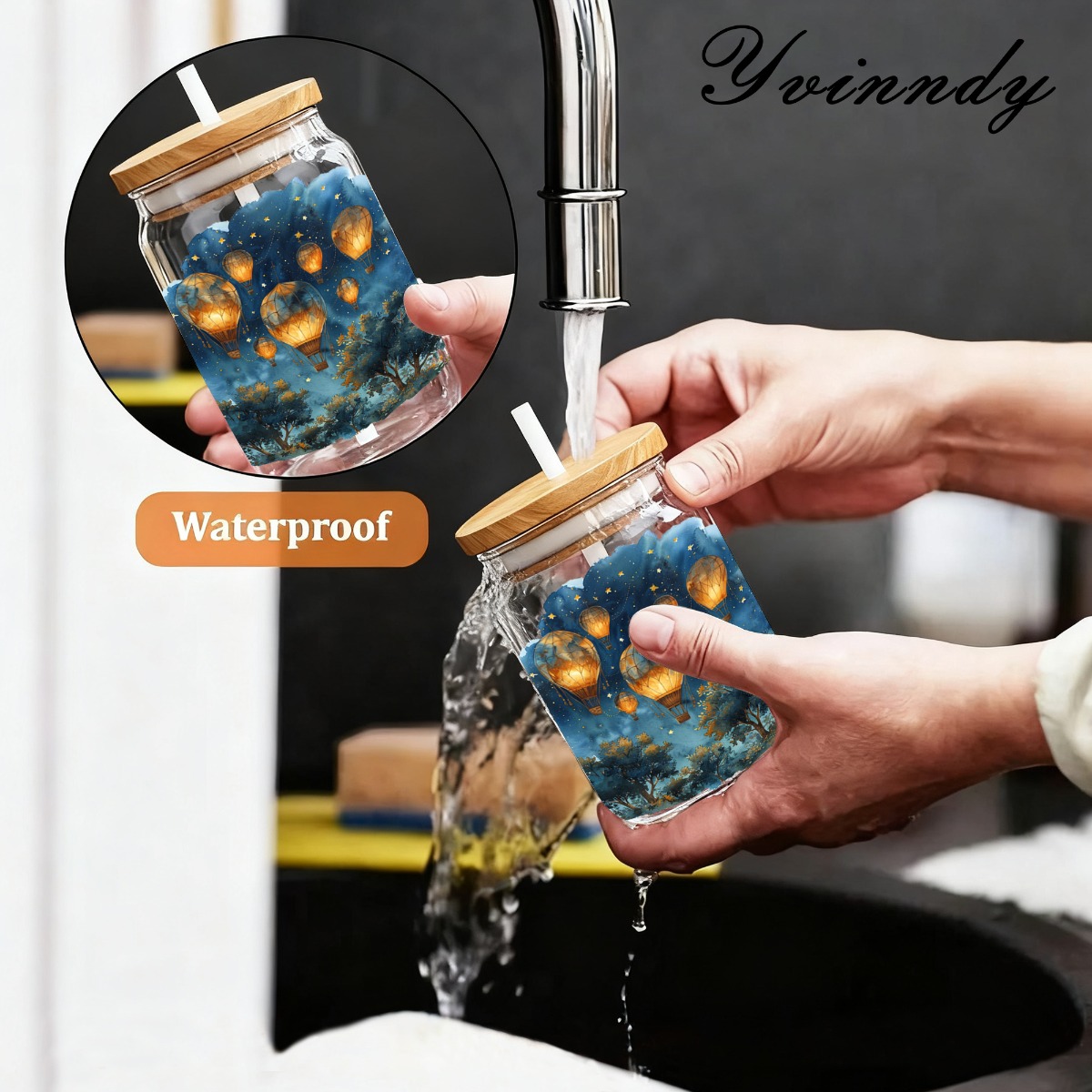 5PCS/Set Of 16OZ UV DTF DIY Tr - Water Balloon Set บทวิจารณ์และราคา