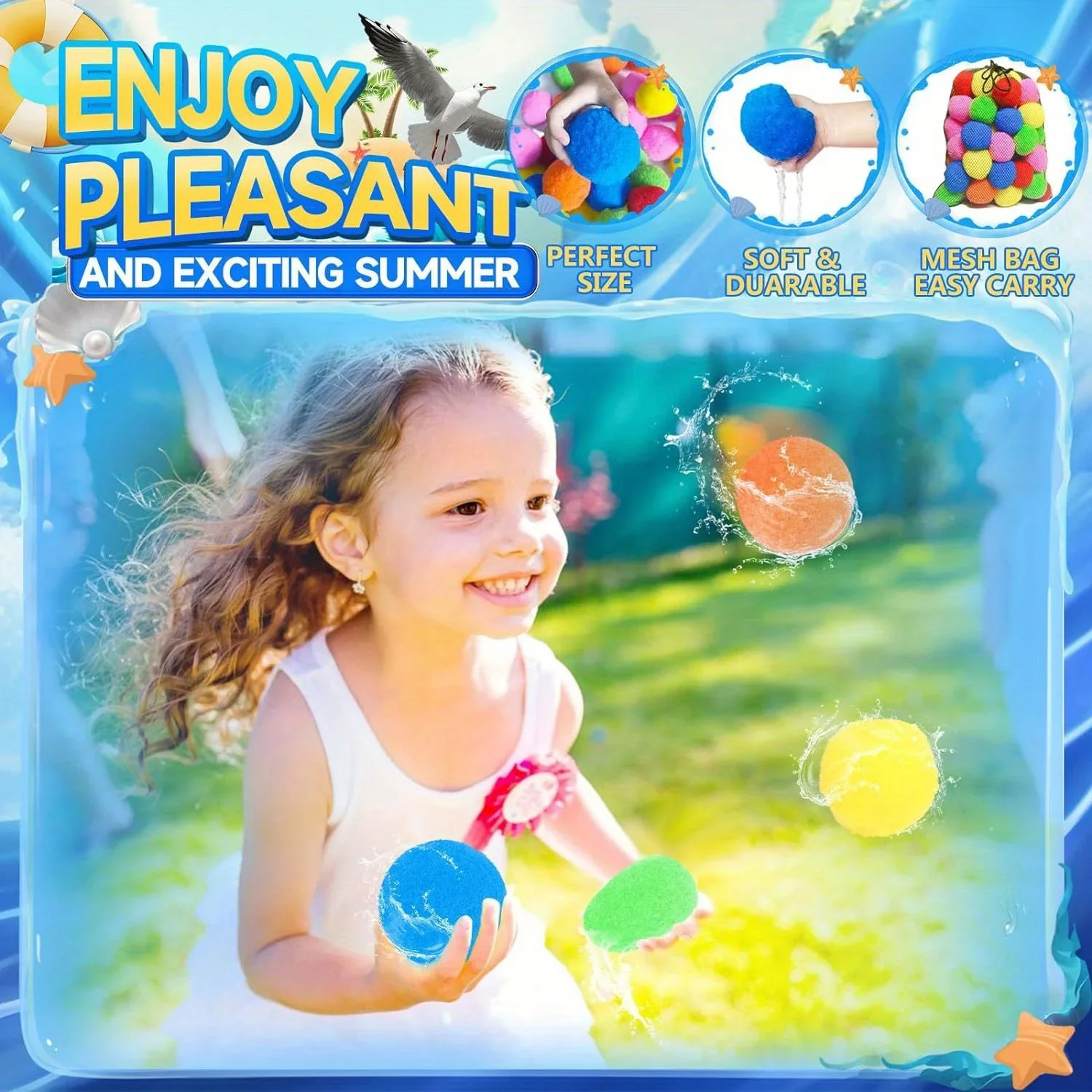 Fun Reusable Water Balls, Reus - Water Balloon Set บทวิจารณ์และราคา