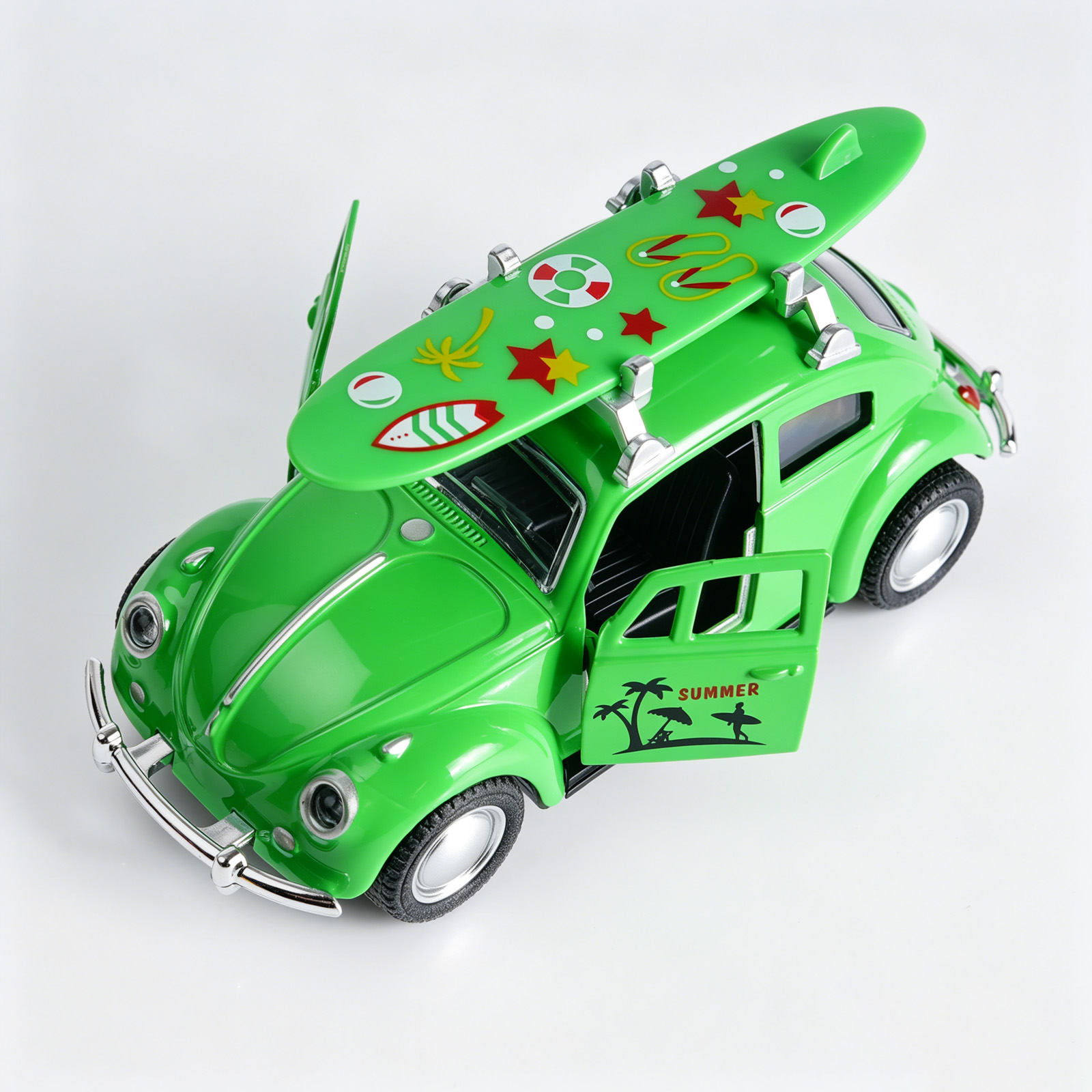 Retro Green Beetle Diecast Car - Kids Y Toys บทวิจารณ์และราคา
