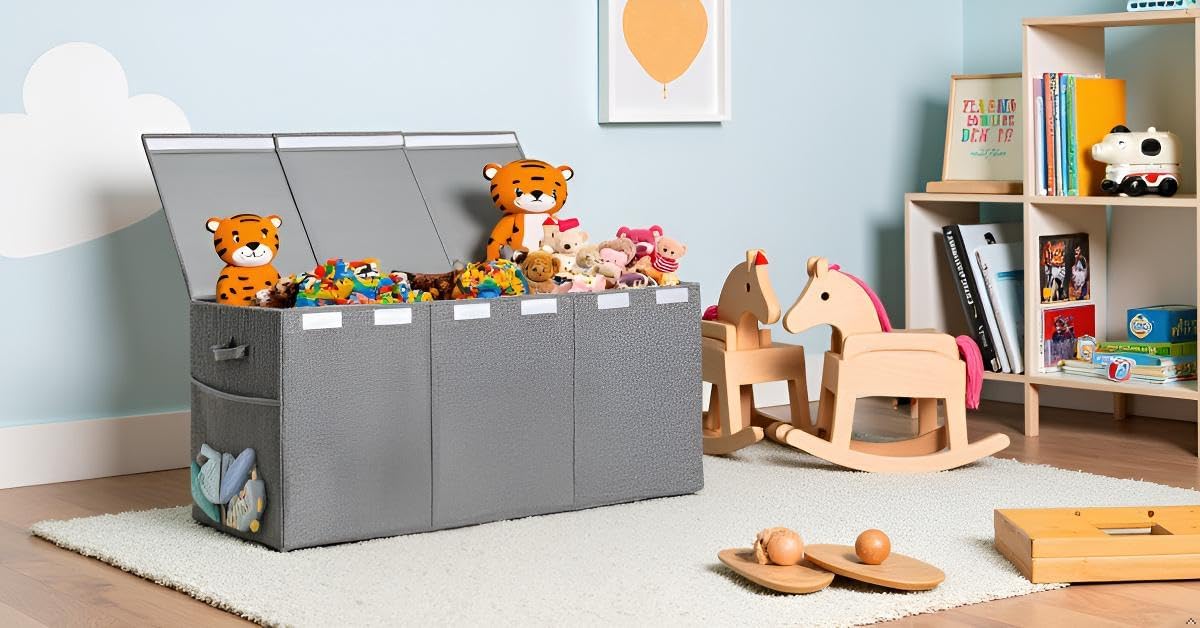 Large Toy Storage Organizer wi - Kids' Toys บทวิจารณ์และราคา